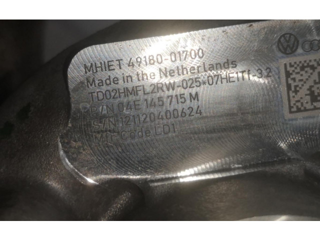 Турбина Audi A3 S3 A3 Sportback 8P SLV04E145715M