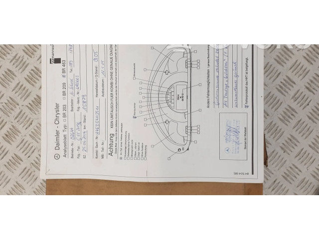 Přístrojová deska Mercedes-Benz G W463 2016