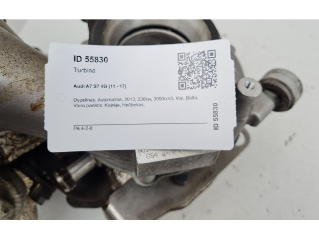 Турбина Audi A7 S7 4G 059145654Q, 059145061Q для двигателя CGQB