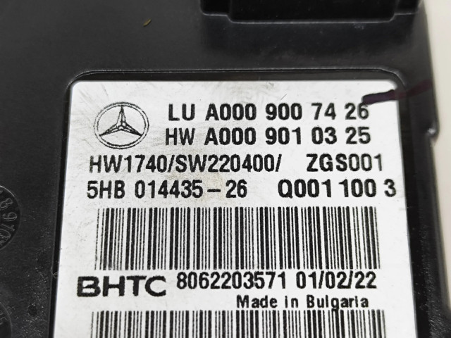 Блок управления климат-контролем A0009007426, A0009007425   Mercedes-Benz E W213