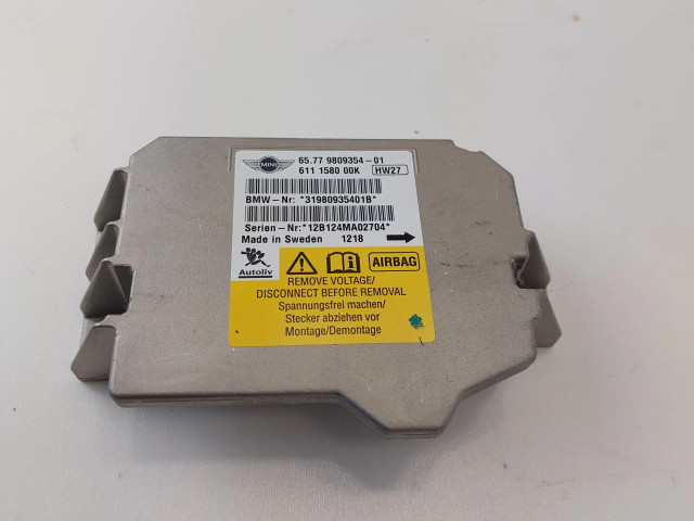 Блок подушек безопасности 9809354 Mini Cooper Countryman R60