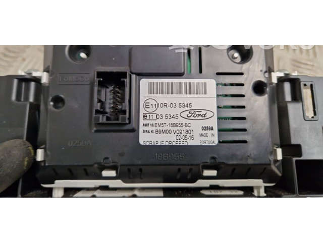 Дисплей E11035345, B9M00V091801 Ford Transit - Tourneo Connect
