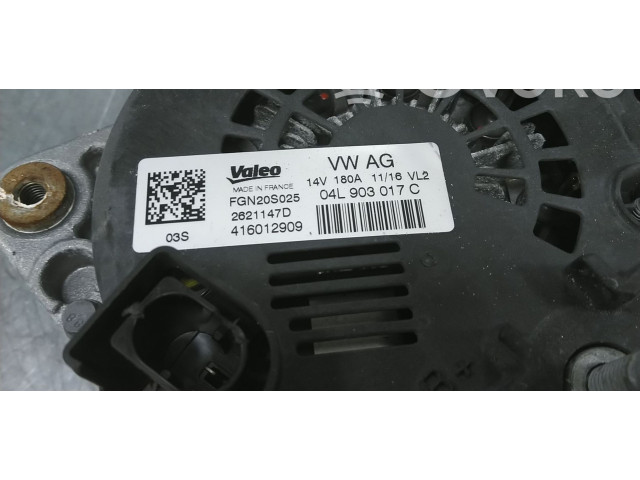 Генератор 04L903017C, 04L903017A   Audi A6 S6 C7 4G      