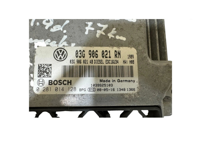 Блок управления двигателя 03G906021RN, 03G906021AB   Volkswagen Cross Touran I