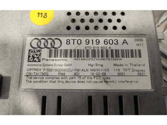 Дисплей 8T0919603A Audi A4 Allroad