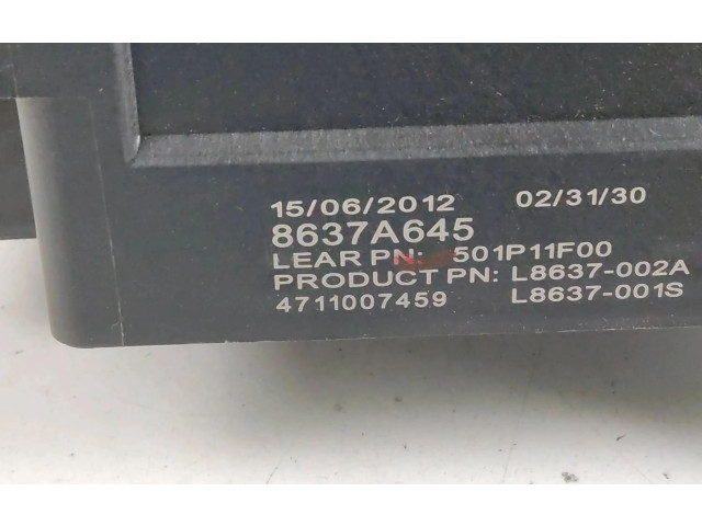 Блок предохранителей 8637A645, L8637002A Mitsubishi ASX