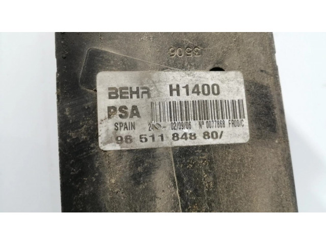 Интеркулер 0384J4, 9651184880 Peugeot 207 1.6