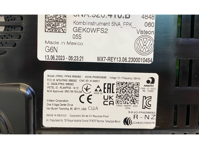 Přístrojová deska  Volkswagen Tiguan Allspace 2023 5NA920410B, 10843NB  