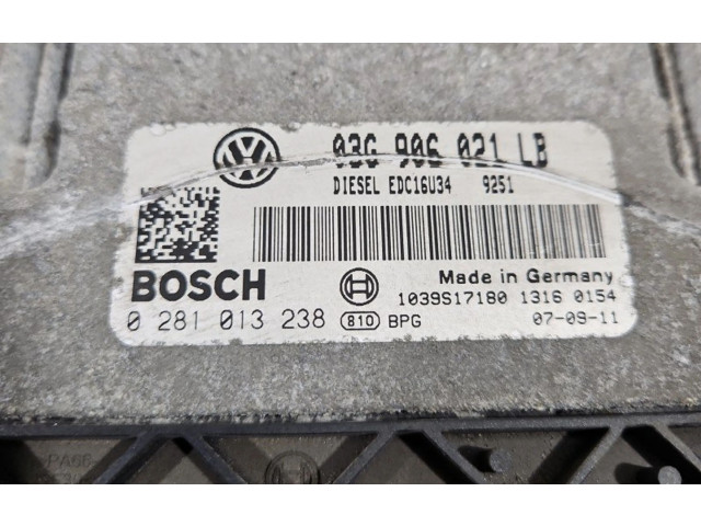 Řídící jednotka 03G906021LB, IMPRK1367643 Skoda Octavia Mk2 (1Z) 2007