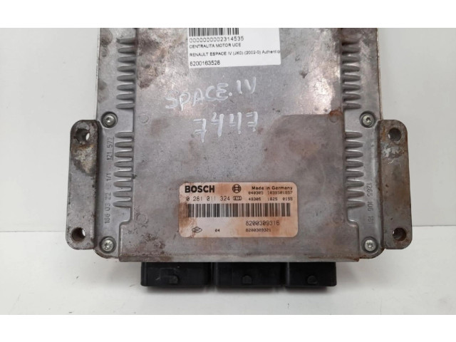 Řídící jednotka 8200309316, 8200309316 Renault Espace IV