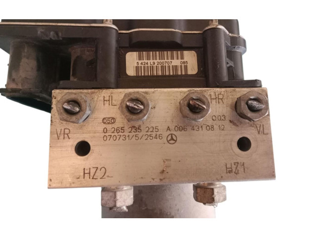 Блок АБС 0265950618   Mercedes-Benz  A W169  2004 - 2012 года