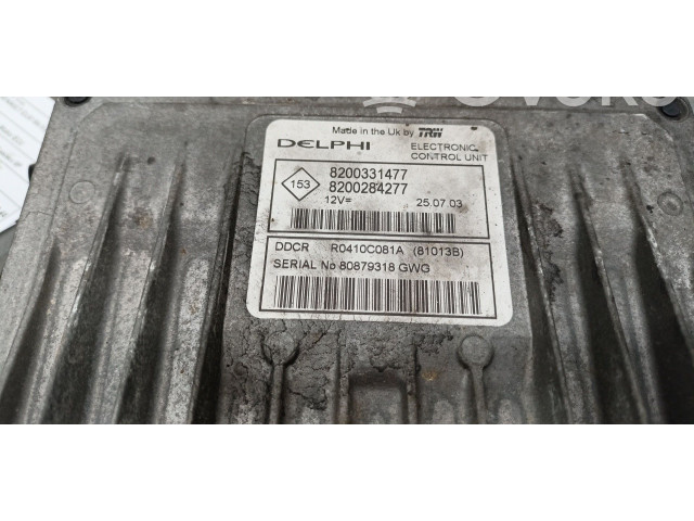 Řídící jednotka 8200331477, 8200284277   Renault Clio II 