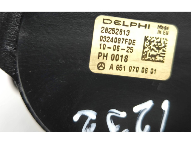 Vstřikovací čerpadlo A6510700601, 28252613   Mercedes-Benz GLK (X204)    651916 