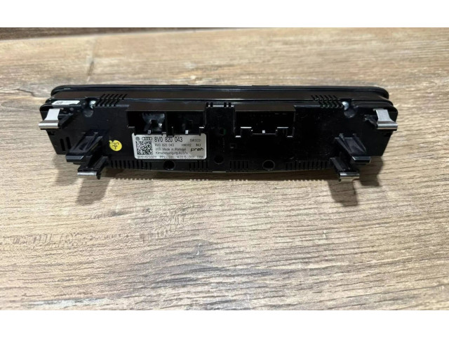 Блок управления климат-контролем 8V0820043   Audi A3 S3 A3 Sportback 8P