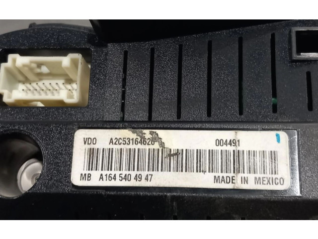 Панель приборов A1645404947 Mercedes-Benz ML W164