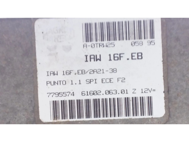 Řídící jednotka 7795574, 6160206301 Fiat Punto (176) 1994