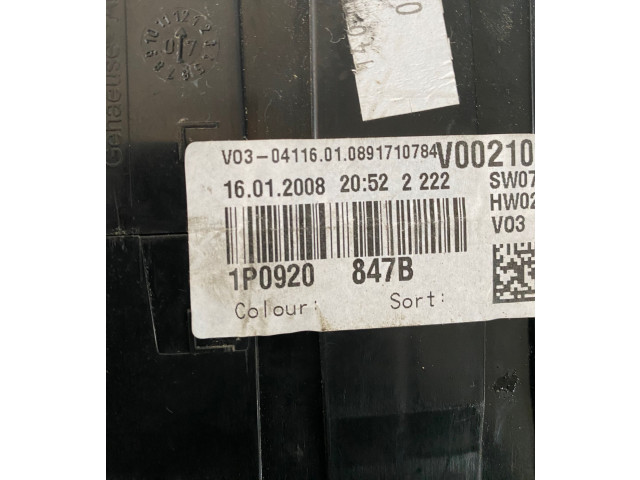Přístrojová deska  Seat Leon (1P) 2009 1P0920847B, V030411601  