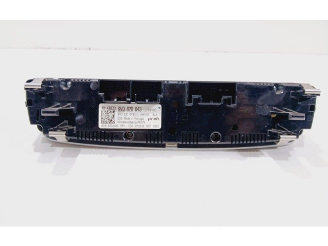 Блок управления климат-контролем 8V0820043 Audi A3 S3 8V