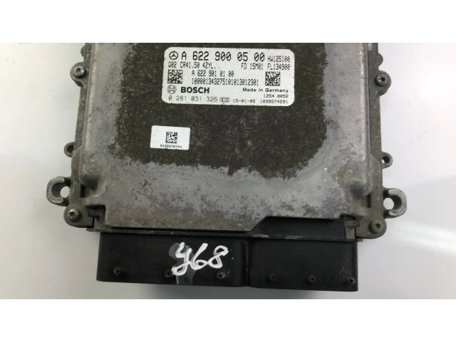 Řídící jednotka A6229000500, 0281031326 Mercedes-Benz Vito Viano W447 2015