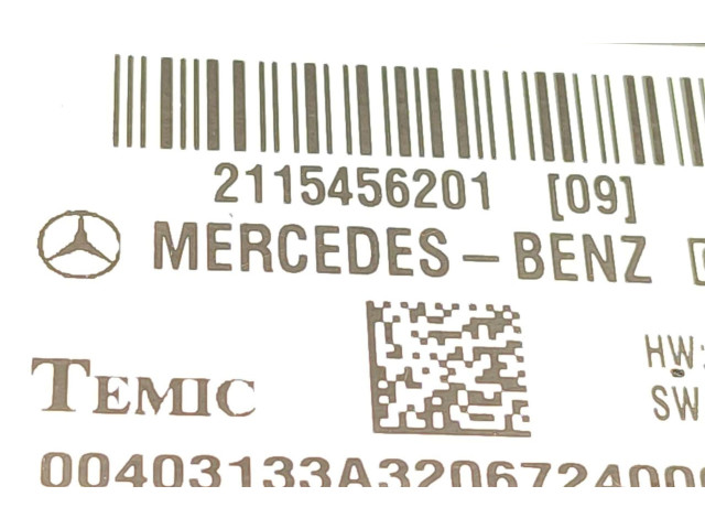 Pojistková skříňka 2115456201 Mercedes-Benz E AMG W212 2006