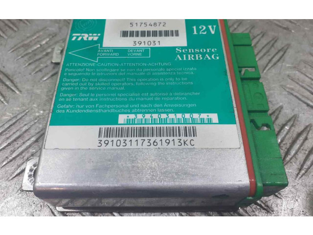 Блок подушек безопасности 51754872   Fiat Punto (199)