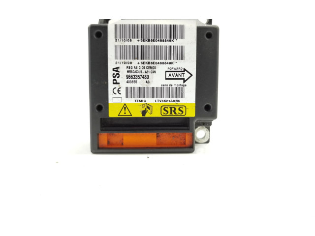 Блок подушек безопасности 9663357480, 403855A3   Citroen C3 Pluriel