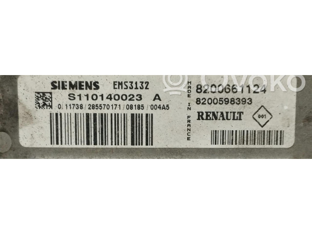 Комплект блоков управления S110140023A, S110140023A   Dacia Logan I