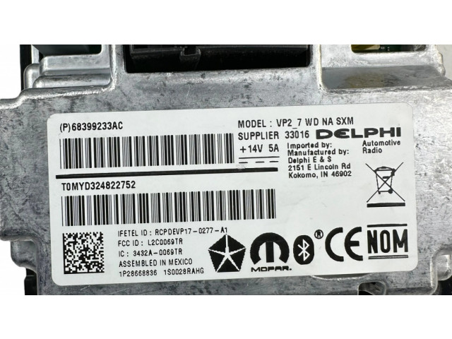 Дисплей    P68399233AC, L2C0069TR   Dodge Durango