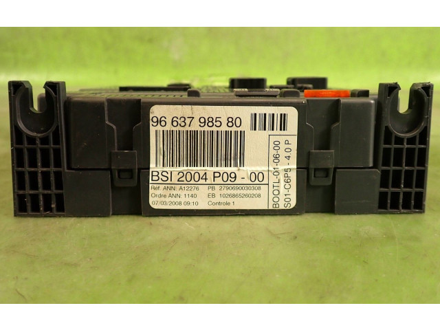 Блок предохранителей 9663798580   Citroen C4 I    