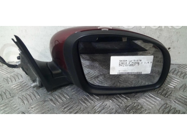 Зеркало электрическое Skoda Fabia Mk2 (5J) 2007 - 2014 года