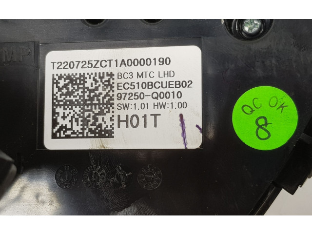 Блок управления климат-контролем 97250Q0010 Hyundai Bayon