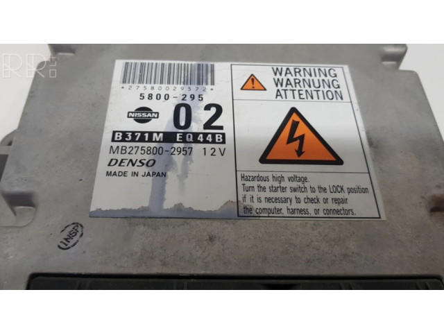 Řídící jednotka B371MEQ44B, 2758002957 Nissan X-Trail T30 2005