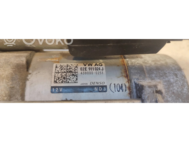 Стартер 02E911024J, 4380000251 Skoda Superb B8 (3V)