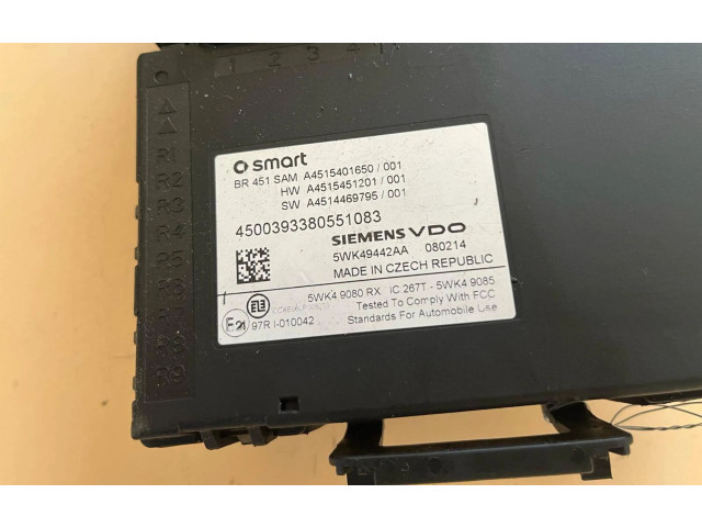 Pojistková skříňka A4515401650, A4515401650 Smart ForTwo II 2012