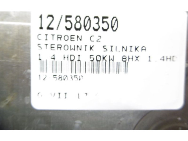 Блок управления двигателем Блок управления 9658556880, 9658556880 Alpine C2