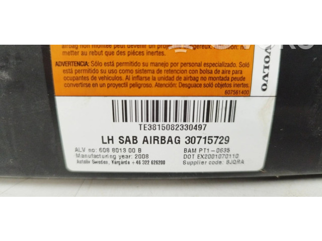 Подушка безопасности в сиденье 30715729, 606530701 Volvo S80