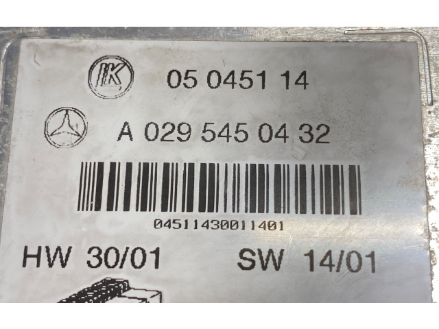 Pojistková skříňka A0295450432, 05045114 Mercede-Benz S W220 2000