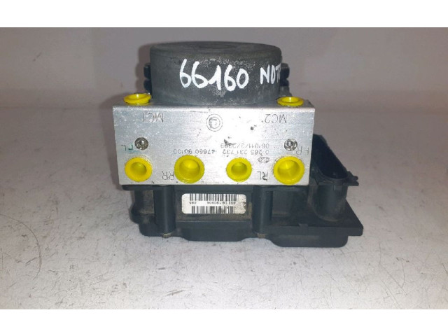 Блок АБС 476609U26B, 476609U26B Nissan Note (E11) 2006 - 2014 года