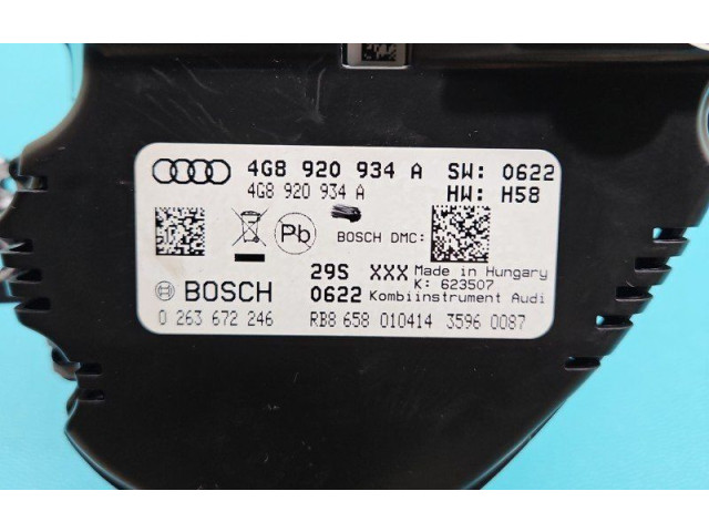 Панель приборов 4G8920934A, IMPRK1474594 Audi A7 S7 4G