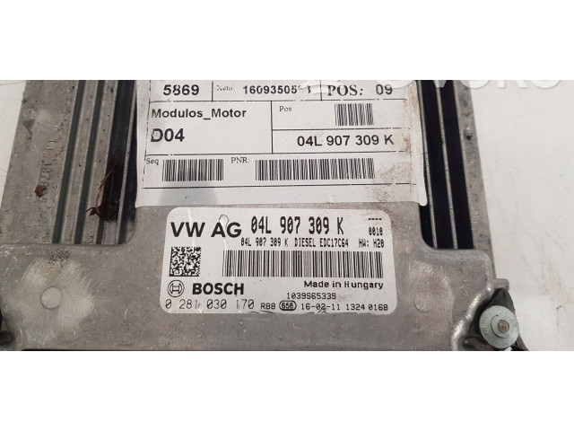 Řídící jednotka 04L907309K   Volkswagen Tiguan 2008