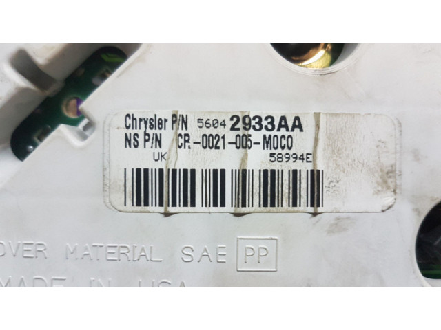 Панель приборов 56042933AA Jeep Grand Cherokee (WJ)