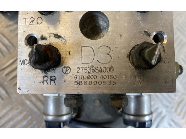 Блок АБС 27536SA000, 51000040160 Subaru Forester SG 2006 - 2008 года