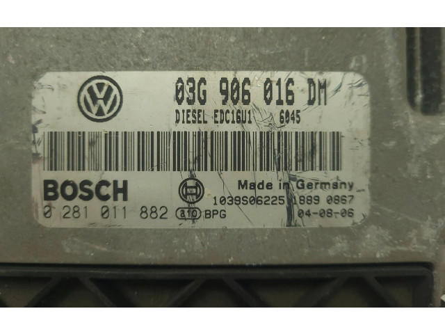 Řídící jednotka 03G906016DM, 1039S06225 Volkswagen Caddy 2005