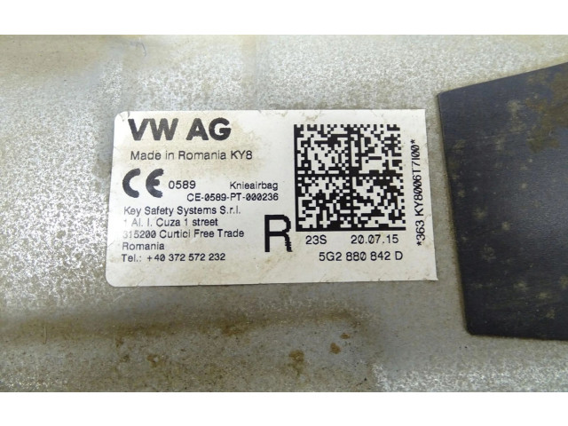 Подушка безопасности для колен    Skoda Octavia Mk3 (5E)