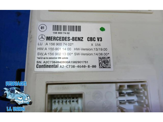 Řídící jednotka A1569007402   Mercedes-Benz GLA W156 2013