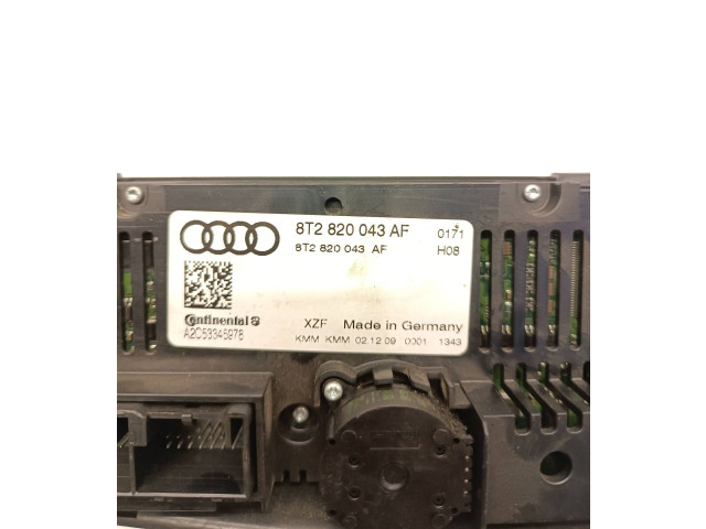 Блок управления климат-контролем 8T2820043AF, A2C53345978 Audi A5 Sportback 8TA
