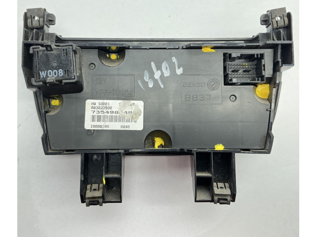 Блок управления климат-контролем 735498549, 198A300 Fiat Doblo