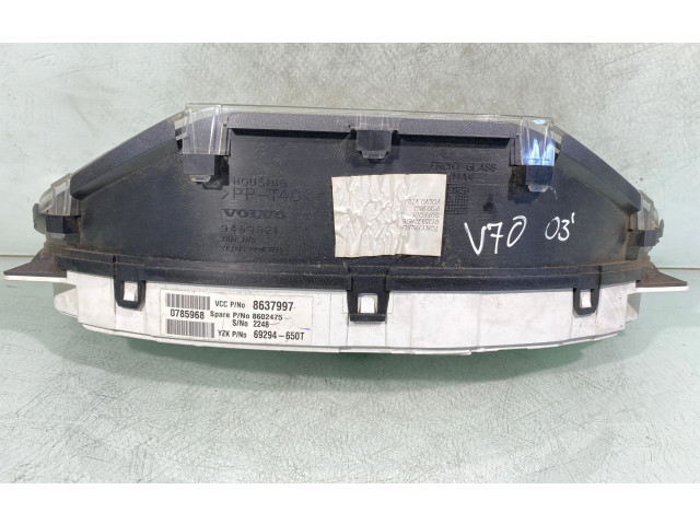 Панель приборов 8637997, 8602475   Volvo V70       