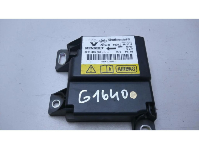 Блок подушек безопасности 8201385569, G1640   Dacia Duster