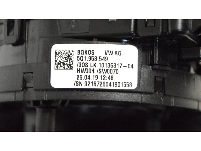 Подрулевой шлейф SRS 5Q1953549D   Audi Q2 -